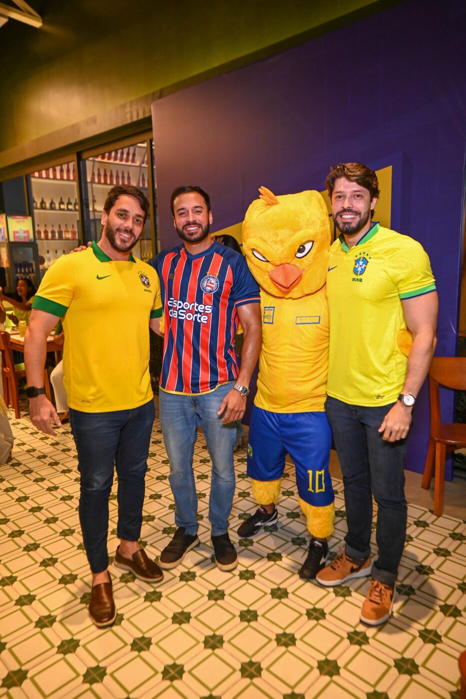 Mauricio Pimentel, Leonardo Monteiro, Canarinho e Rafael Princhak