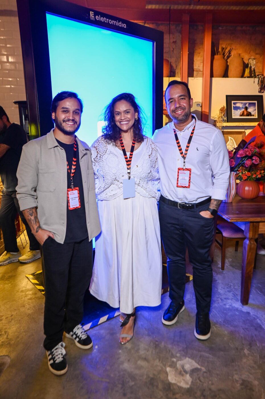 Vitor Gonçalves, Camilla Lanza e Jorge Santos