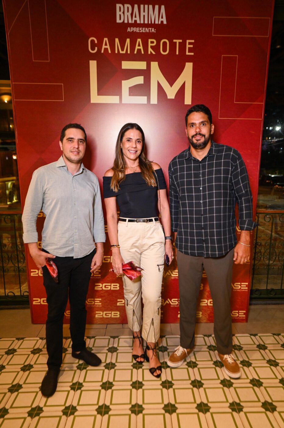 Lucas Almeida, Raquel Chequer e Ricardo Lopes