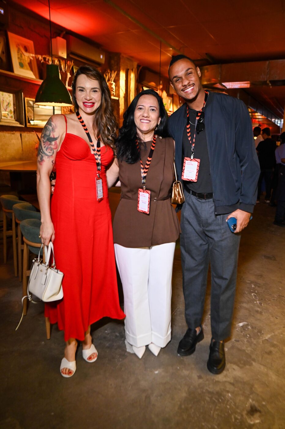 Natália Leoni, Lidiane Teixeira e Ailton Mendes