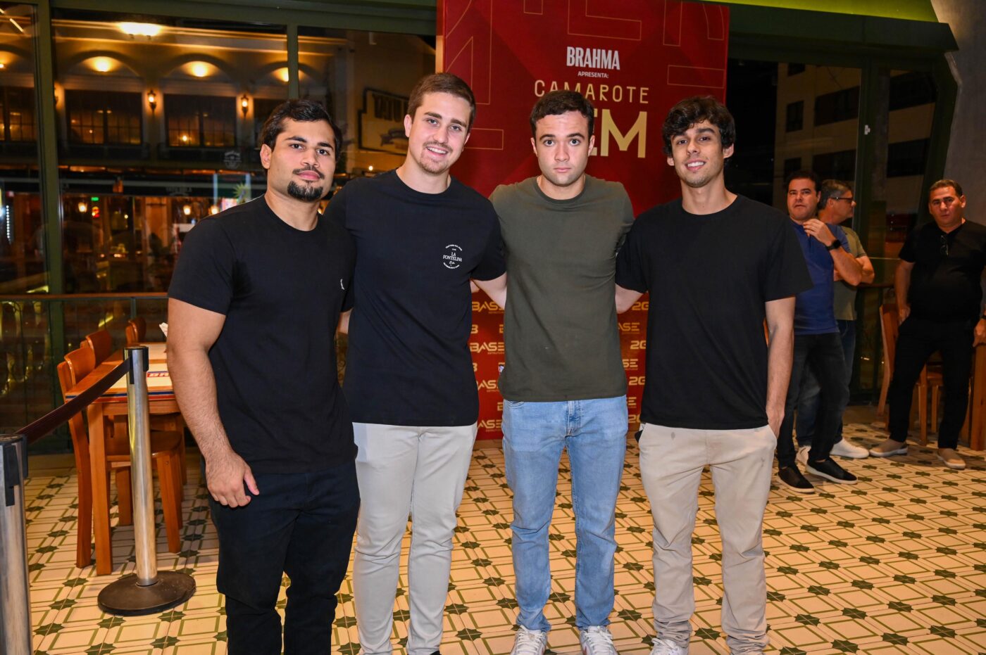 Vinícius Guerrieri, Lucca Ulm, Caio Amorim e João Pedro Cohim