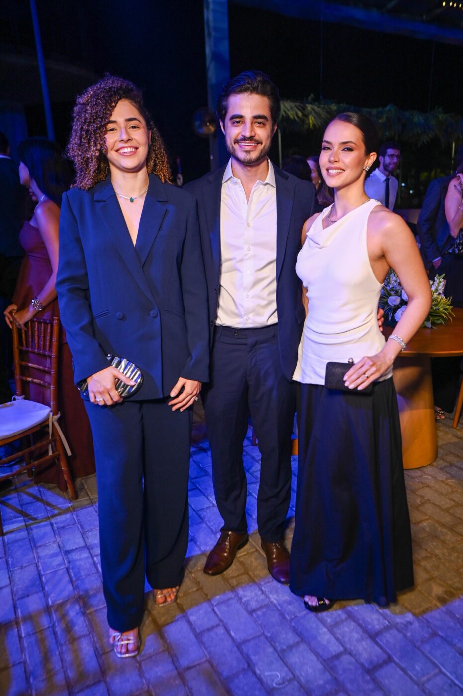 Paula Leal, Ricardo Brito e Maria Luiza Seixas