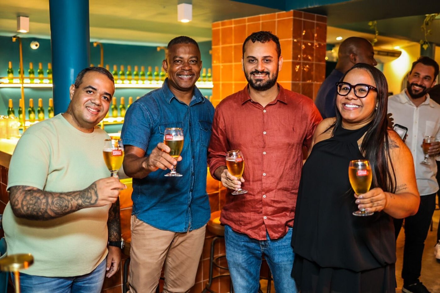Tiago Alves, Mimi, Lucas Rodrigo e Lisi Cardoso