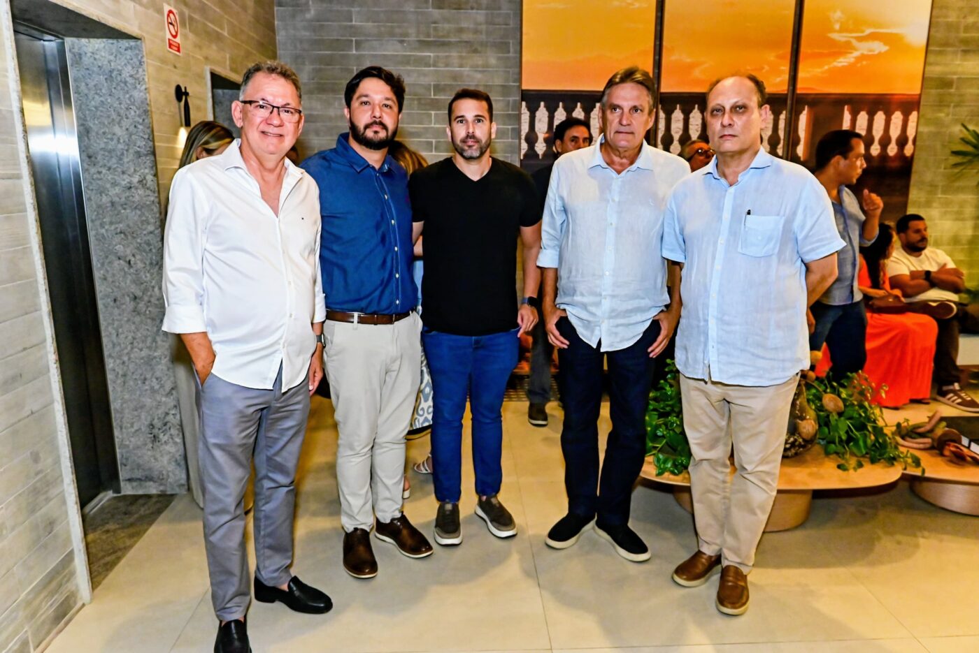Juvenal Moreira, Adriano Vilas Boas, Paulo Leite, Adenilson Oliveira e Marcos Facó