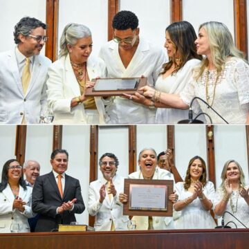 Astrid Fontenelle recebe Título de Cidadã Baiana em cerimônia na ALBA: “bem emocionada mesmo”