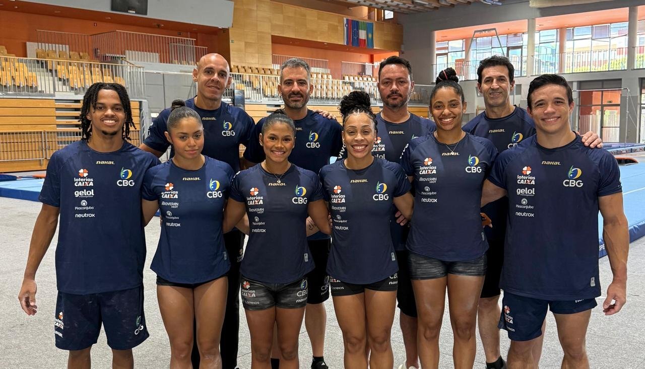 Seleção brasileira de Ginástica Artística aposta em jovens talentos em etapa de Copa do Mundo na Eslovênia