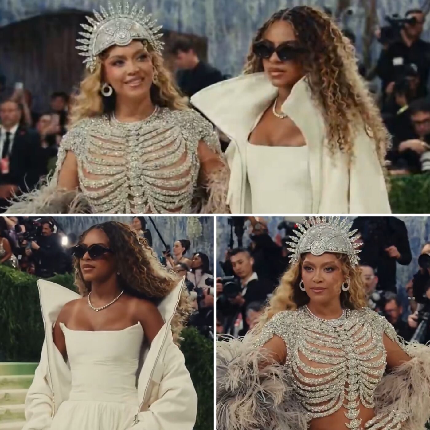 Beyoncé rouba a cena ao lado da filha Blue Ivy no tapete vermelho do Met Gala 2026