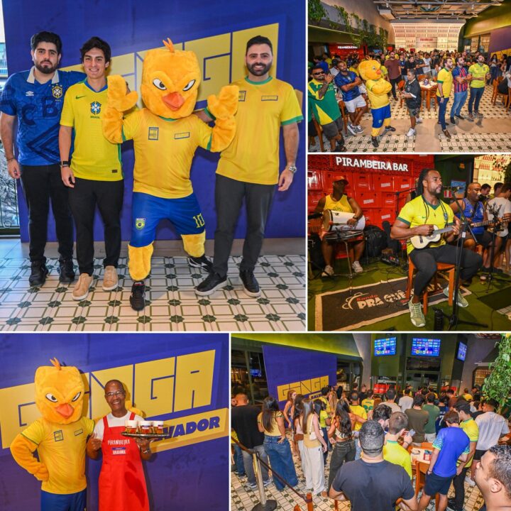 Ginga Salvador reúne convidados em bar na Pituba para acompanhar convocação da Seleção Brasileira; veja fotos