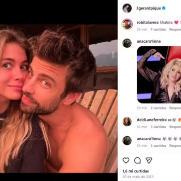 Fãs brasileiros invadem perfil de Gerard Piqué e exaltam Shakira após show no Rio