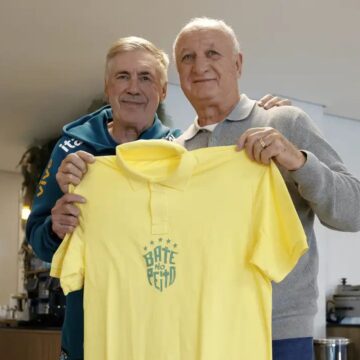 Felipão é homenageado na Granja Comary e incentiva Seleção na busca pelo hexa