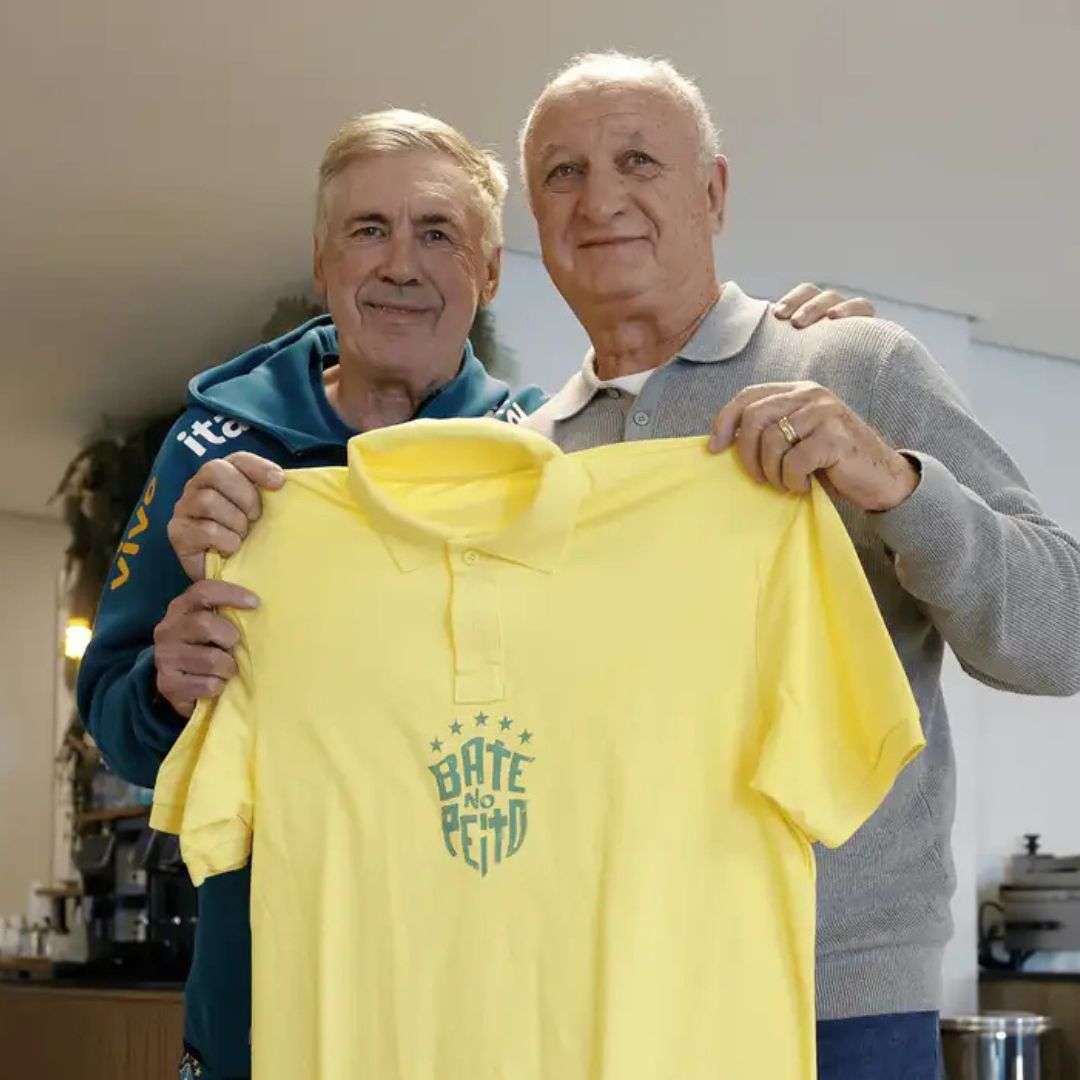 Felipão é homenageado na Granja Comary e incentiva Seleção na busca pelo hexa