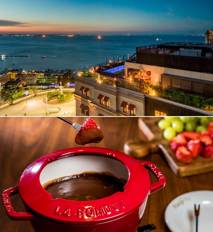 Rooftop do Fasano Salvador ganha experiência intimista com fondue e vista privilegiada