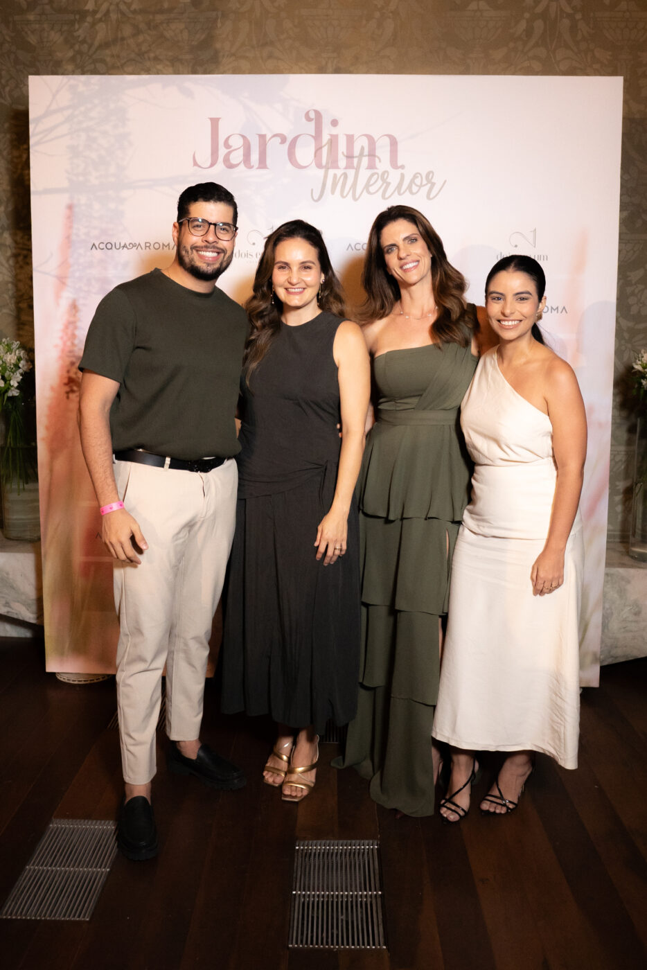 Felipe Mendes, Nayana Pedra, Lhais Brugni e Gabriela Mendes