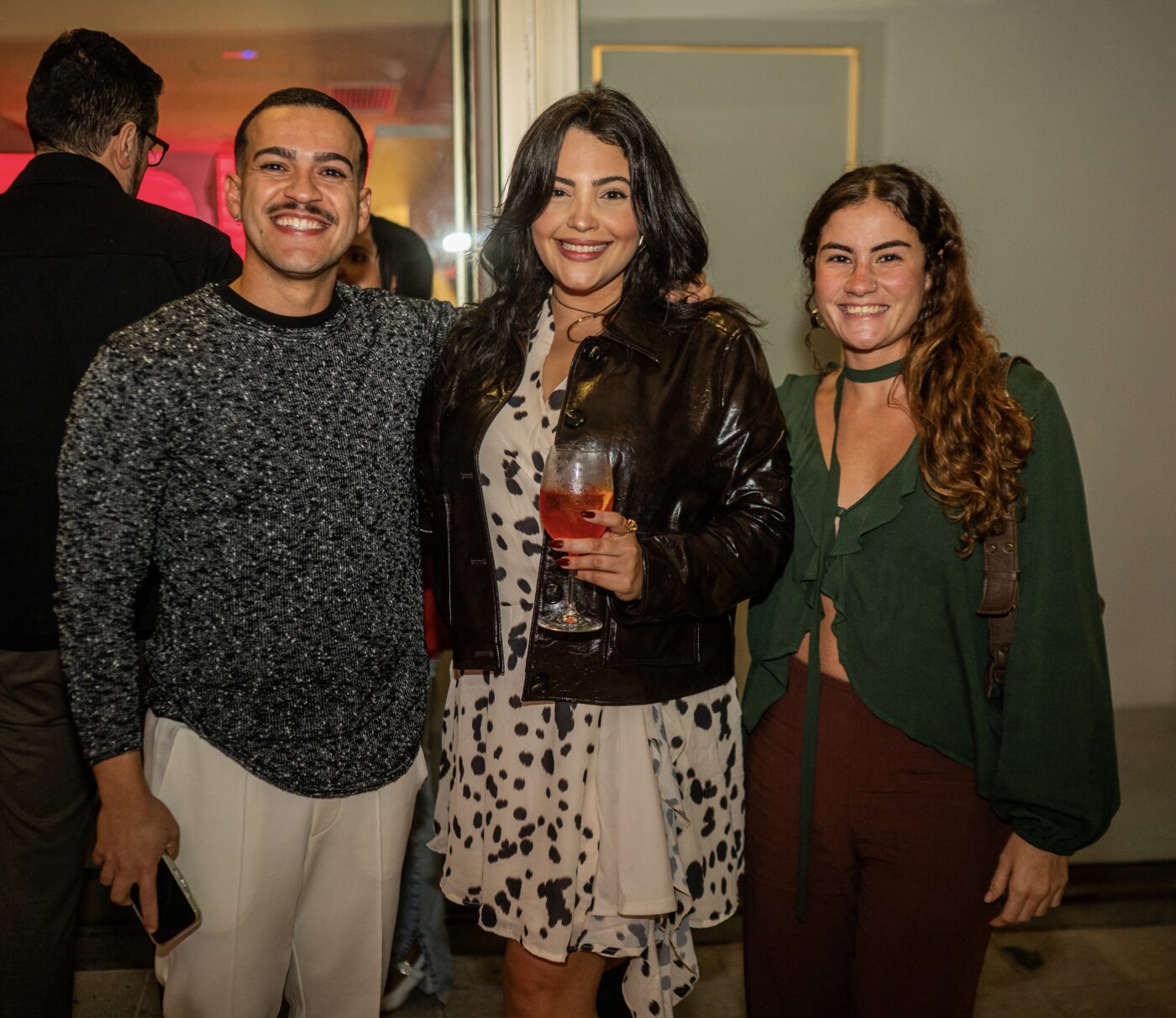 Berg Muniz, Nath Mendes e Mina Lemos