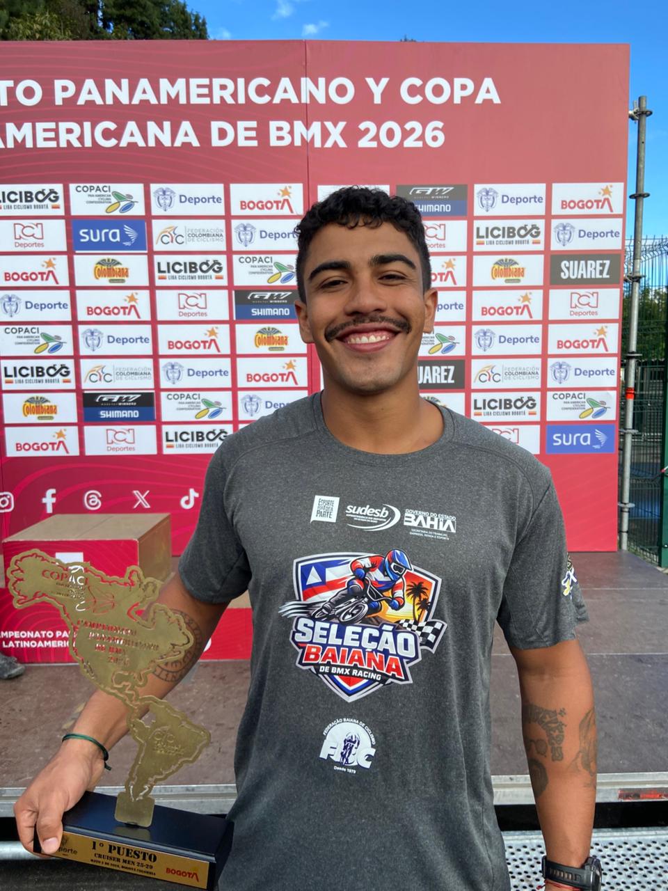 Baiano Jaldo Caribé conquista tetracampeonato no Pan-Americano de BMX na Colômbia