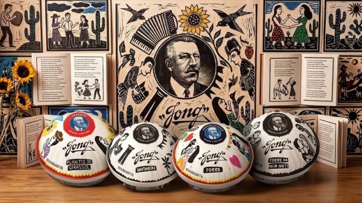 Xilogravuras de J. Borges estampam latas colecionáveis de queijo do reino no São João