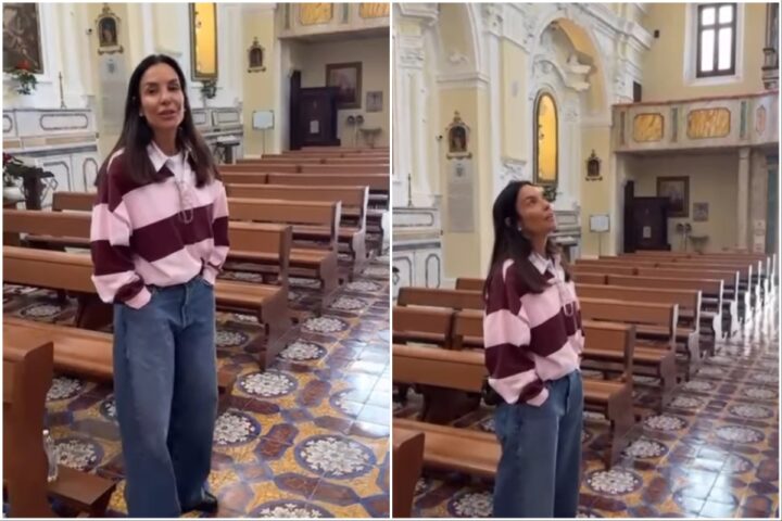 Ivete emociona ao cantar ‘Quando a Chuva Passar’ acapella em igreja; veja vídeo
