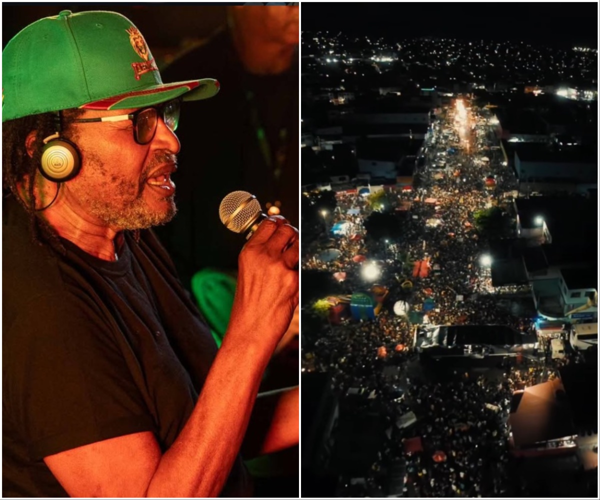 Edson Gomes lota ruas do subúrbio de Salvador com show especial ao lado do filho Isaque