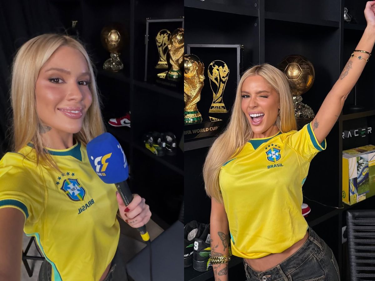 Repórter na Copa, Karoline Lima celebra oportunidade e declara: “Nunca quis ser sombra de ninguém”