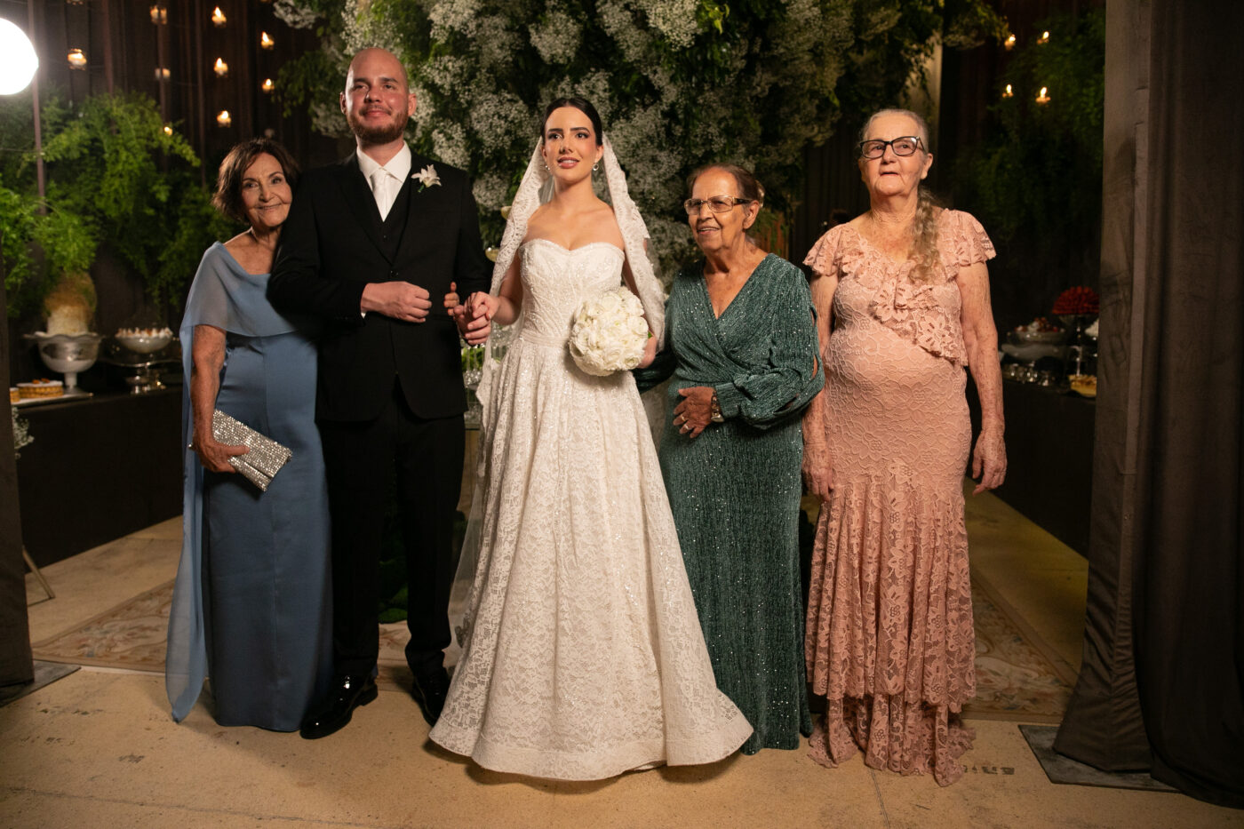 Família dos noivos