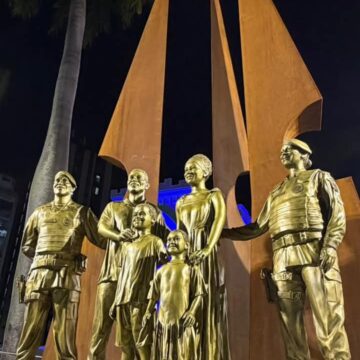 Bicentenário: Polícia Militar da Bahia ganha monumento de seis metros no Centro de Salvador