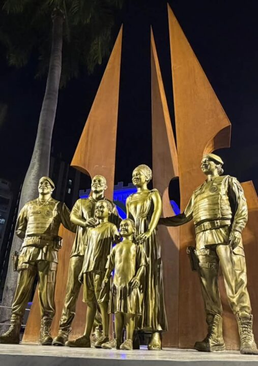 Bicentenário: Polícia Militar da Bahia ganha monumento de seis metros no Centro de Salvador
