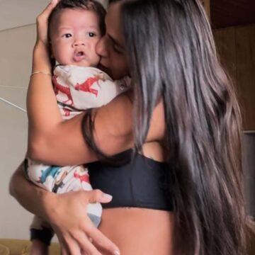 Carol Peixinho celebra 8 meses de Bento, seu filho com Thiaguinho: “Amor inexplicável”