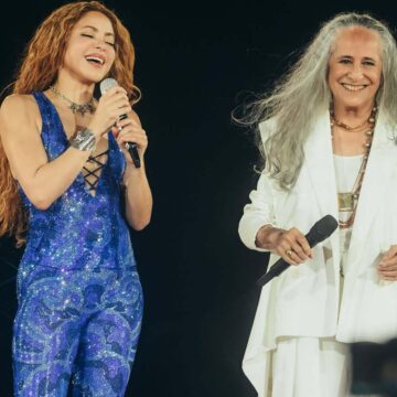 Shakira e Maria Bethânhia trocam mensagens carinhosas após show histórico no Rio