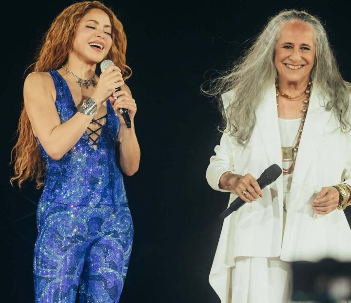 Shakira e Maria Bethânhia trocam mensagens carinhosas após show histórico no Rio