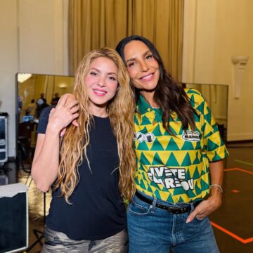 Ivete Sangalo se declara a Shakira após show no Rio: “Mulher que inspira”
