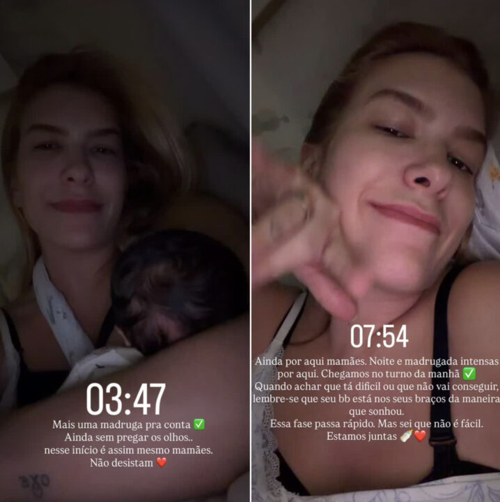 Lore Improta desabafa sobre primeira noite com o filho Levi em casa: “Ainda sem pregar os olhos”