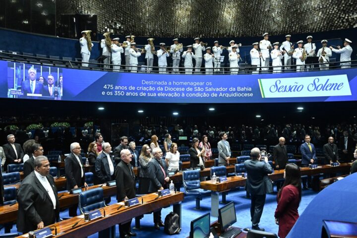 Arquidiocese de Salvador é homenageada em sessão solene no Senado Federal