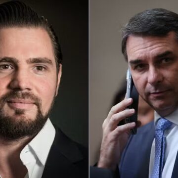 Após negar ligação, Flávio Bolsonaro é citado em negociação milionária com Vorcaro para filme sobre ex-presidente