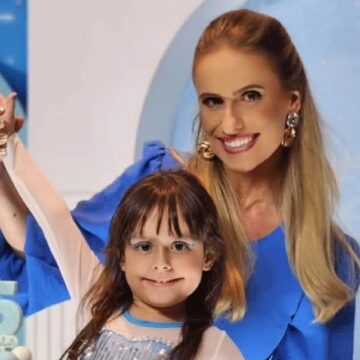 Após infecção e cirurgia, filha de 6 anos de Pampa deve ficar internada por 6 semanas