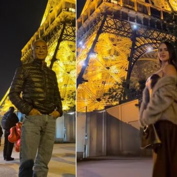 Romário realiza sonho de atual affair, amiga da ex, em viagem a Paris