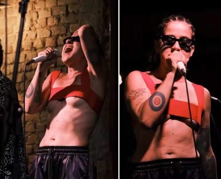 Lan Lanh surge com look ousado em show após separação de Nanda Costa