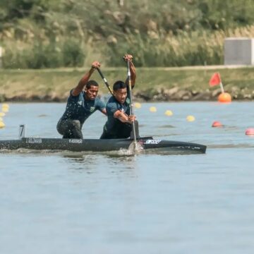 Dupla baiana conquista medalha de bronze na Copa do Mundo de Canoagem