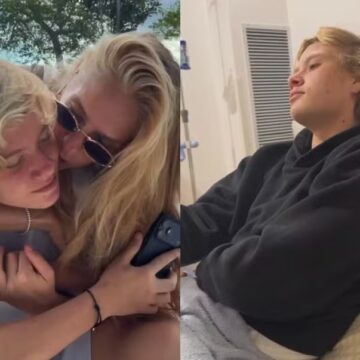 Adriane Galisteu termina Dia das Mães no hospital ao lado do filho: ‘Que situação’
