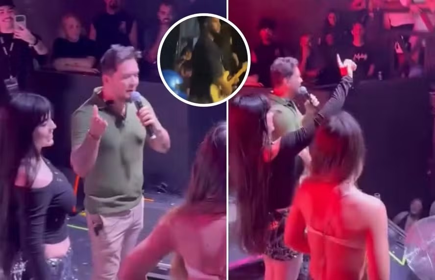 Pai de Melody se irrita após outra filha ser filmada cantando atrás do palco: ‘Fake news’