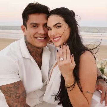 Emily Garcia relembra pedido de casamento do influencer baiano Victor Igoh: ‘Cena de filme’