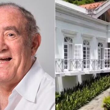 Bloqueada por dívida, mansão de Renato Aragão tem 3 mil m², heliponto, campo de futebol e vale R$ 18 milhões