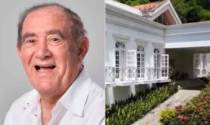 Bloqueada por dívida, mansão de Renato Aragão tem 3 mil m², heliponto, campo de futebol e vale R$ 18 milhões