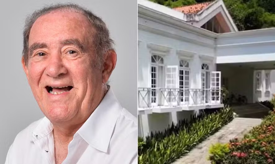 Bloqueada por dívida, mansão de Renato Aragão tem 3 mil m², heliponto, campo de futebol e vale R$ 18 milhões