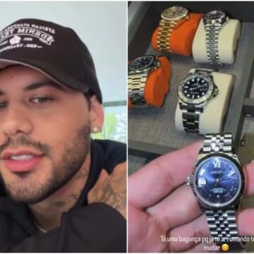 Zé Felipe impressiona com coleção milionária de relógios: veja preços de todos