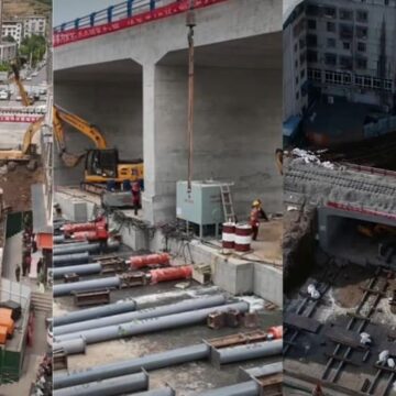 China impressiona ao construir viaduto gigante em apenas 24 horas