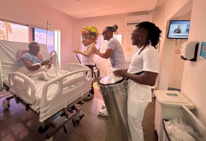 Hospital Estadual 2 de Julho transforma rotina dos pacientes com arte, música e alegria