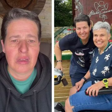 Esposa de Claudia Rodrigues chora ao relatar luta da atriz pela vida: ‘O coração dela parou três vezes’