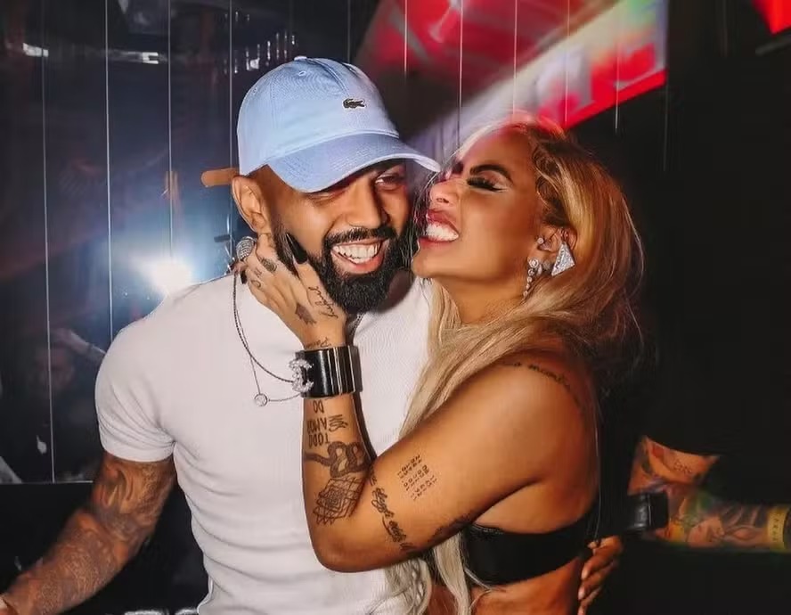 Rafaella, irmã de Neymar, posta foto rara do namorado, Gabigol