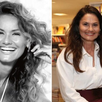 Musa dos anos 80, Magda Cotrofê chama atenção pela beleza em evento de moda