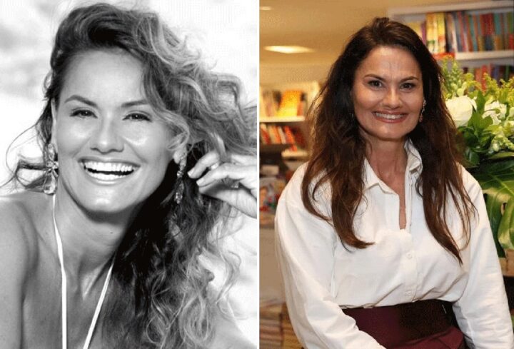 Musa dos anos 80, Magda Cotrofê chama atenção pela beleza em evento de moda
